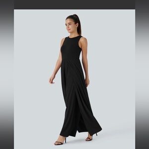 Halara Breezeful™ Zipper Sleeveless Pocket Contrast Jumpsuit - new with tags